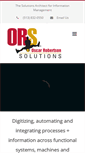 Mobile Screenshot of orsolutions.com